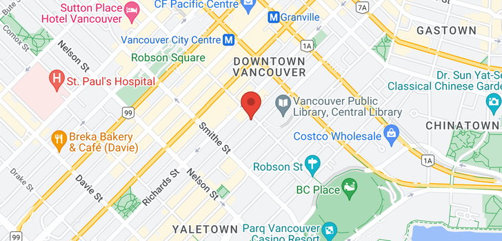 map of 430 ROBSON STREET